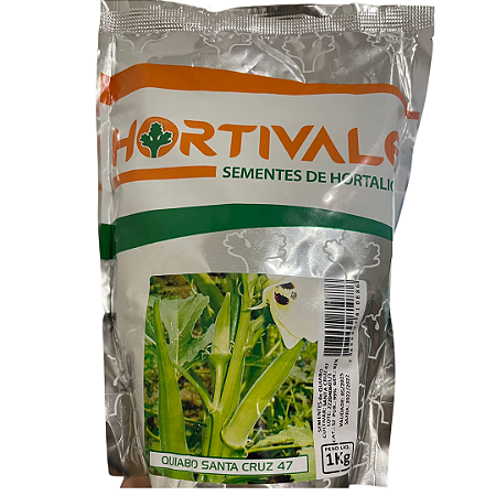 Quiabo Santa Cruz 47 - Hortivale - 1 Kg