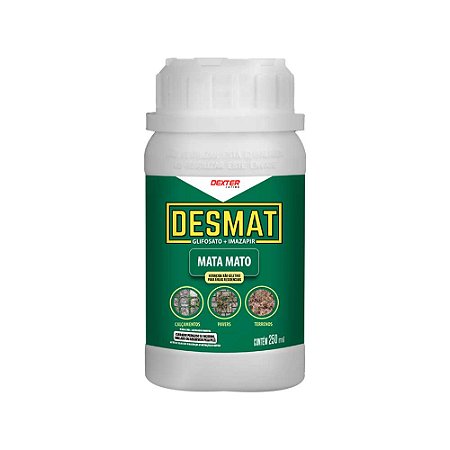 Herbicida Mata Mato Desmat 250ml - Dexter
