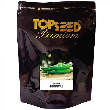 Sementes de quiabo Tropical Topseed Premium - 10 MIL SEMENTES