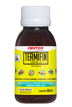 Inseticida Termifin Fipronil Ce Multi-insetos - 50ml Dexter