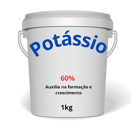 Fertilizante K60 Potassio Para Foliar Pó Soluvel 1kg