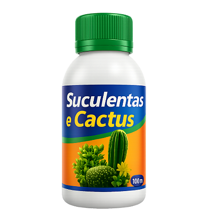 Adubo Líquido Para Cactus e Suculentas Jardins 100ml