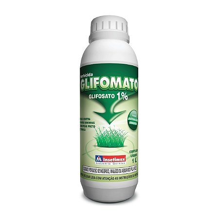 Herbicida Mata Mato Glifomato 1% Jardim Horta - 1 Litro