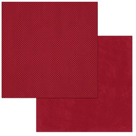 Papel Double Dot - 30,5 x 30,5 - 180g - Marsala