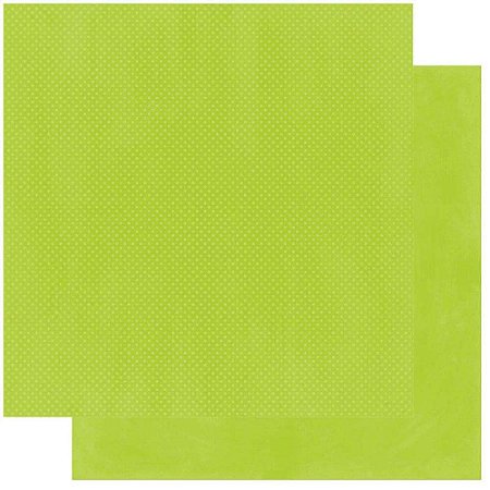 Papel Double Dot - 30,5 x 30,5 - 180g - Verde Capim