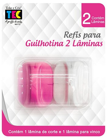 REFIL PARA GUILHOTINAS 2 LÂMINAS CORTE E VINCO