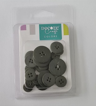 kit botões - CINZA