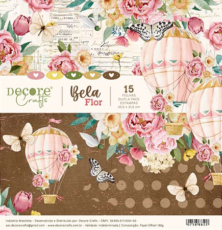 BLOCO BELA FLOR 15 FLS - COLEÇÃO COMPLETA