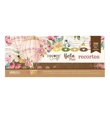 BLOCO RECORTES BELA FLOR - 12 FLS