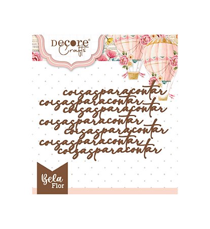 APLIQUE MDF - MANUSCRITO