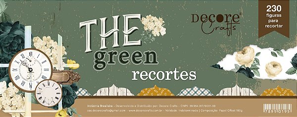 BLOCO DE RECORTES THE GREEN - 12 FLS