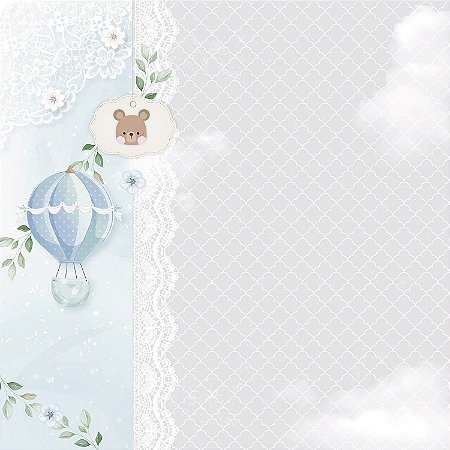 COLEÇÃO AMOR ETERNO BABY - BALÃO MENINO