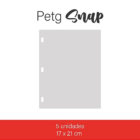 PETG SNAP - 5 unidades