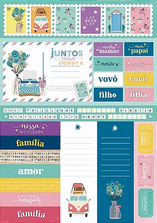 Coleção Digital - Juntos para sempre - 25 arquivos para impressão