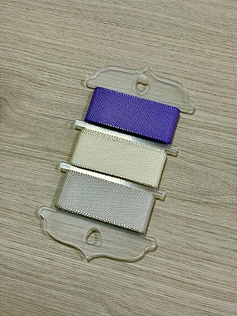 Suporte com Fita Gorgurão 3 Cores - 1m