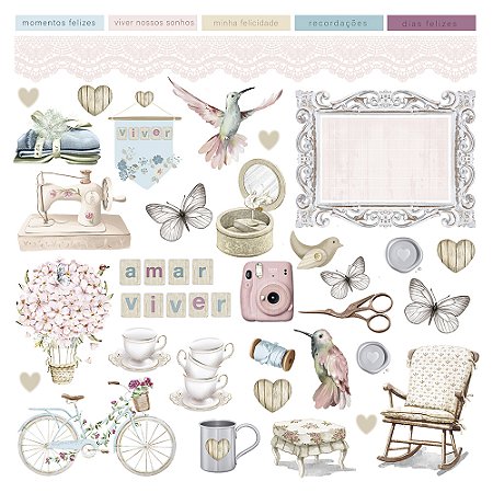 COLEÇÃO DOCE MARIA RECORTES FD XADREZ