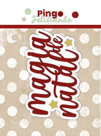 APLIQUE MAGIA DE NATAL - 3 CAMADAS - PINGO