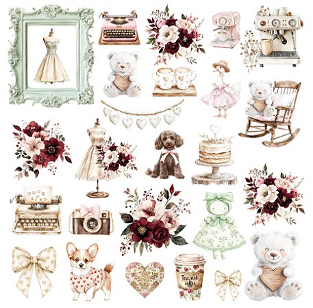 MEU ACONCHEGO RECORTES ELEMENTOS 180G