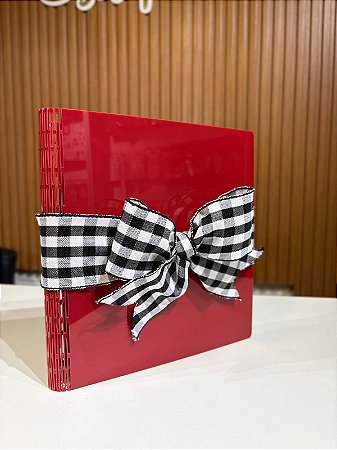 Álbum Acrílico 21 x 23 / garra de 3,5 cm - Bônus 10 folhas para ferragem