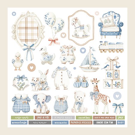 FOLHA RECORTES BABY BOY 240G