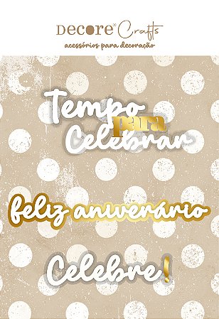 Aplique Acrílico Celebre