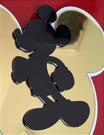 Mickey SILHUETA PRETA - OBSERVAÇÃO: 7X11CM