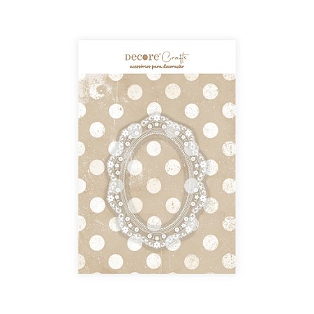 Moldura Acrílica com DTF - Romântica