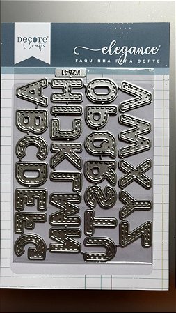 FACA DE CORTE - ALFABETO