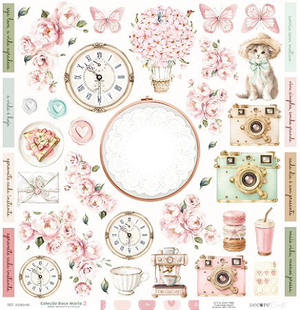 COLEÇÃO DOCE MARIA 2 - RECORTES FLORES