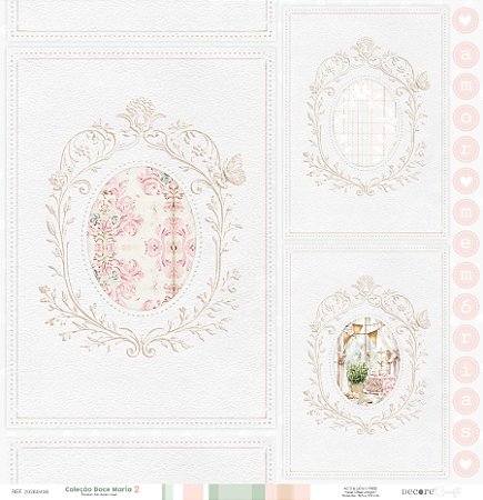 COLEÇÃO DOCE MARIA 2 - MOLDURAS CLEAN