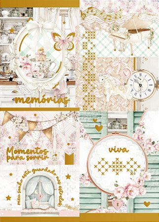 PAPEL A4 FOIL DOURADO - DOCE MARIA 2