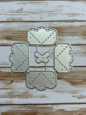 FACA CANTONEIRA BORBOLETA - 7,5 X 7,5 CM