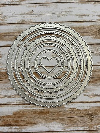 FACA ESCALOPE CORAÇÃO - 10 X 10 CM