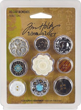 Accoutrements Buttons by Tim Holtz Idea-ology
