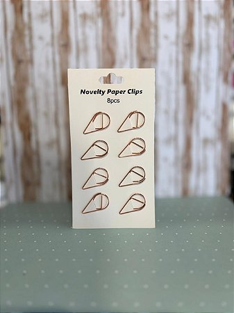 Clips para Papel Pin Cobre