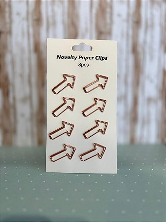 Clips para Papel Seta Cobre