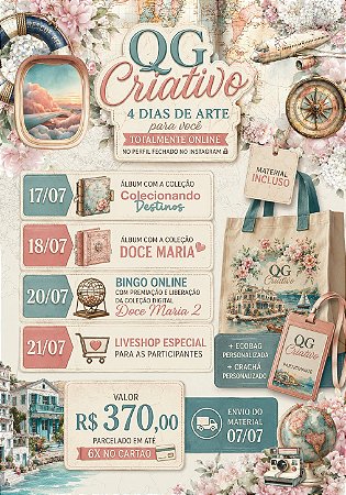 QG CRIATIVO - TENDA DO SCRAP