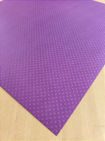 FOLHA IMPORTADA - CARDSTOCK BOLINHA ROXO