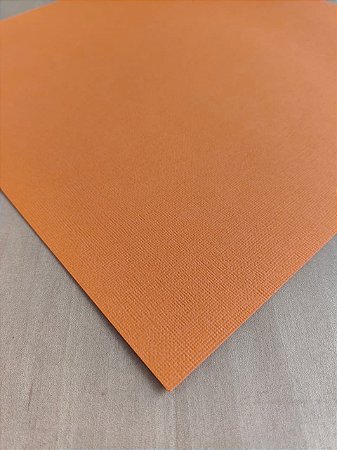 FOLHA IMPORTADA - CARDSTOCK TEXTURIZADO LARANJA II