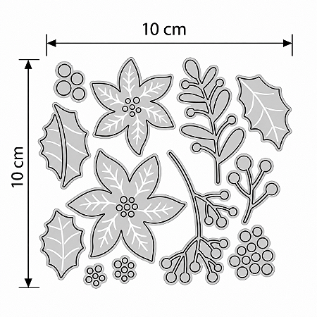 FACA DE CORTE - FLORES DE NATAL