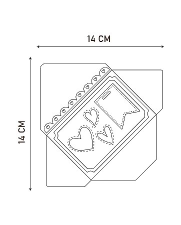 FACA DE CORTE - ENVELOPE CARTA