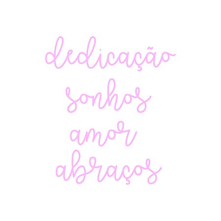 Aplique Rosa Bebê - Dedicação, Sonhos, Amor, Abraços
