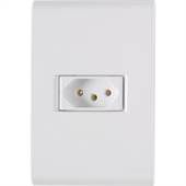 TOMADA LIZ 2P+T 10A 250V C/PLACA TRAMONTINA 57170/010