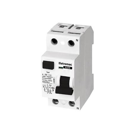 DISPOSITIVO PROTEÇÃO IDR 2X25A 30MA ELDR22530 ELETROMEC