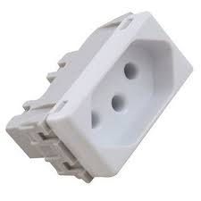 TOMADA ARIA 2P+T 10A 250V BR S/PLACA 57217/030