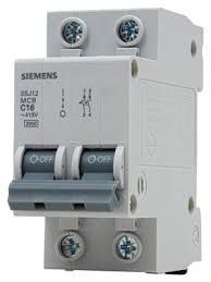 DISJUNTOR DIN BIFASICO CURVA C 16A SIEMENS