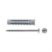 BUCHA NYLON SX06+PARAFUSO CABECA PANELA FISCHER