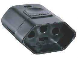PLUGUE FEMEA 2P+T 20A 250V PR TRAMONTINA 57403/055