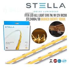 FITA DE LED 7W 3000K 12V IP20 5 METROS STL24804/30 STELLA