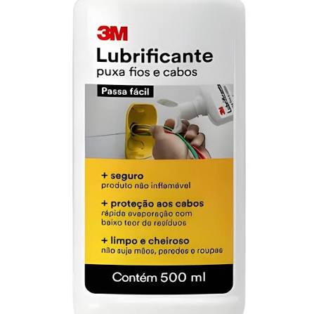 LUBRIFICANTE PARA PUXAMENTO DE FIOS E CABOS 500 ML HB004567309 3M